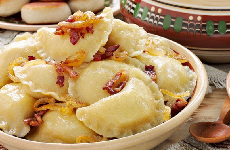 Ukrainian Vareniki Pierogies Recipe photo: Ukrainian potato dumplings