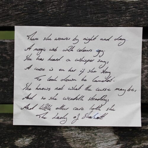 Handwritten poem on identity and strength, reflecting themes of resilience and healing.
